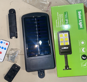 LAMPARA SOLAR CON SENSOR IP67