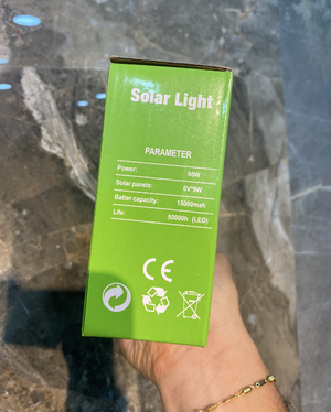 LAMPARA SOLAR CON SENSOR IP67