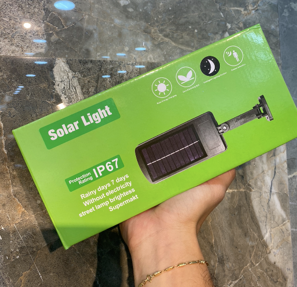 LAMPARA SOLAR CON SENSOR IP67