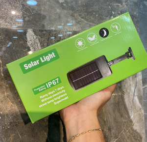 LAMPARA SOLAR CON SENSOR IP67