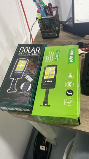 LAMPARA SOLAR CON SENSOR IP67